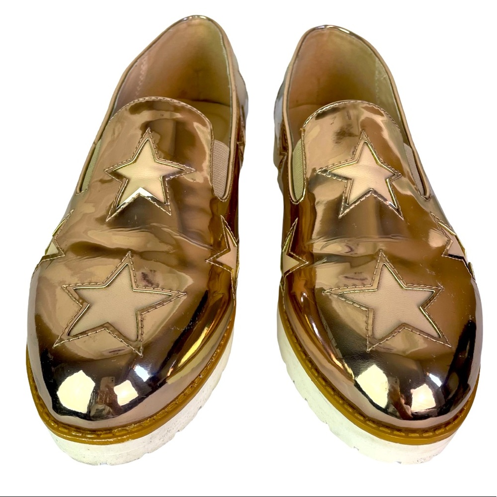 Qupid Shoes Woman Slip on 8 Size Shiny Confortable